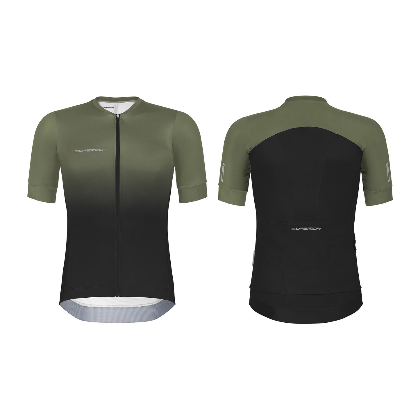 Superior race jersey ss caballeros talla m oliva negro
