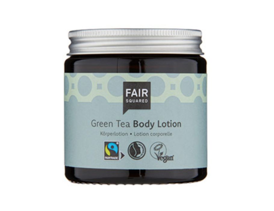 Té verde de la loción del cuerpo cuadrado