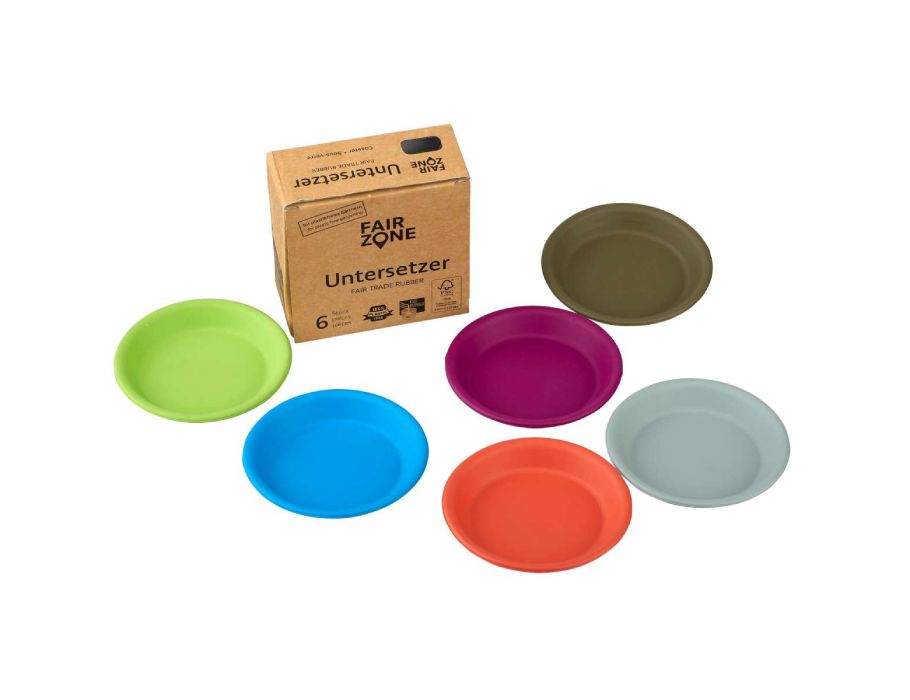 Palabas de popa para macetas de plantas de goma de color 6 piezas