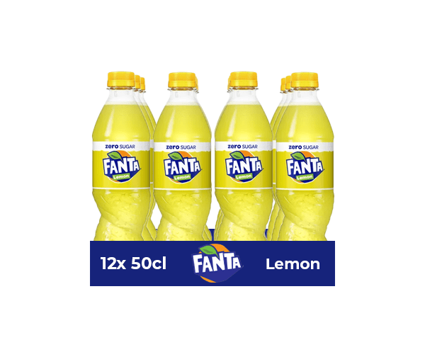 Fanta zero tapa de limón (12x 50cl)