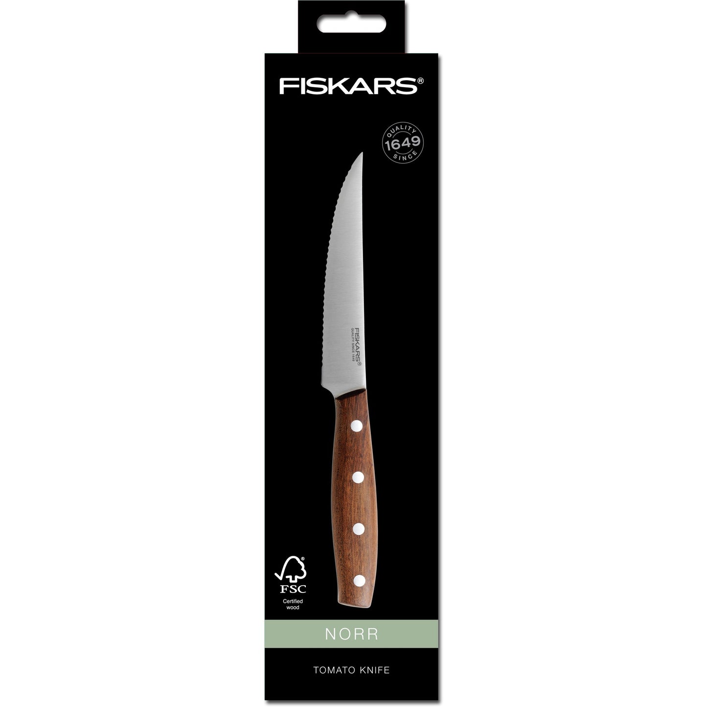 Cuchillo para filetear tomates Fiskars Norr 12 cm