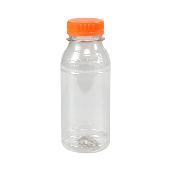 Bottiglia pet 250cc + tappo arancio (210 pezzi)