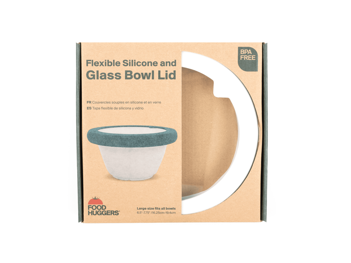 Cibi abbracci silicone coperchio bianco grande