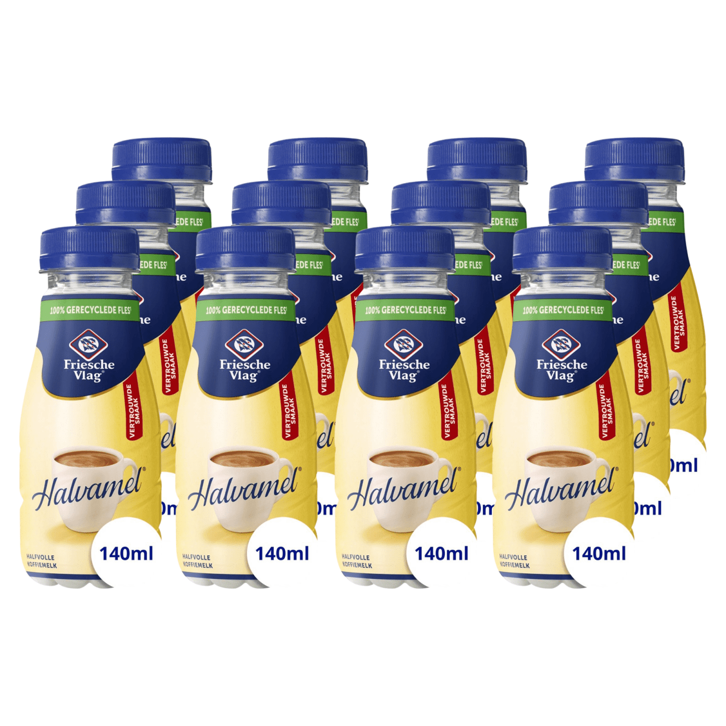 Bottiglia in pet halvamel con bandiera della Frisia (12x 140 ml)