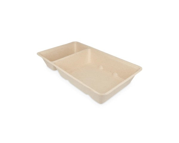 Recipiente snack para llevar a20 bagazo sin pfas (a14+salsa) (500 piezas)