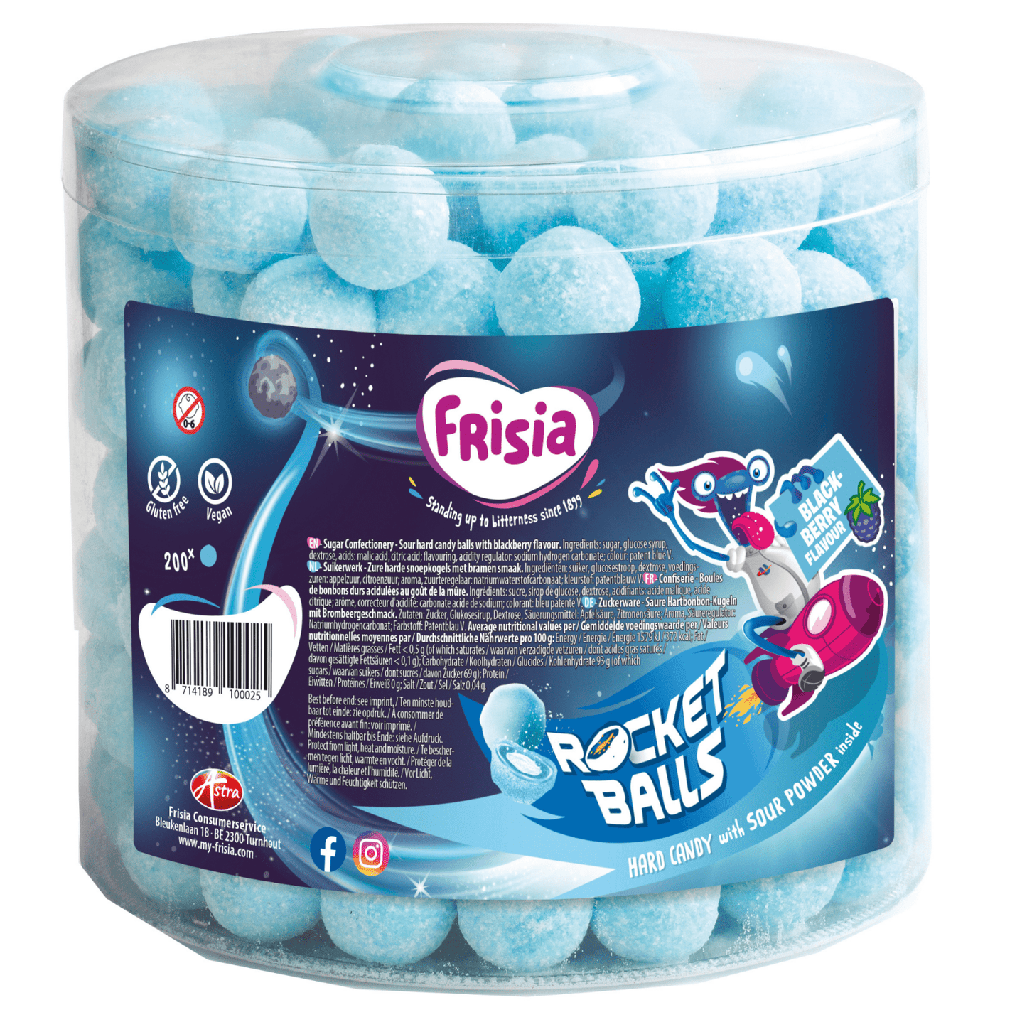 Frisia bolas de rúcula moras (200 piezas)