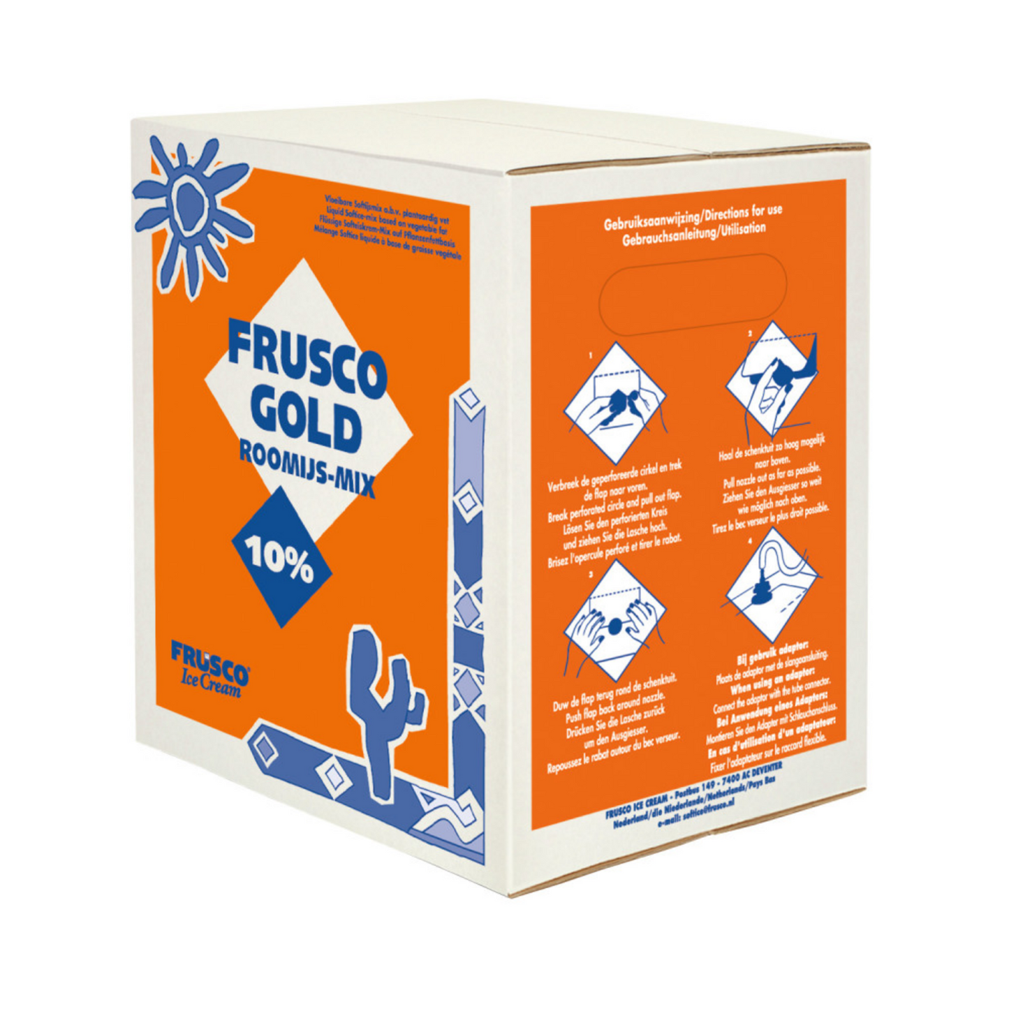 Nic frusco mix gelato oro liquido 10% (10 litri)
