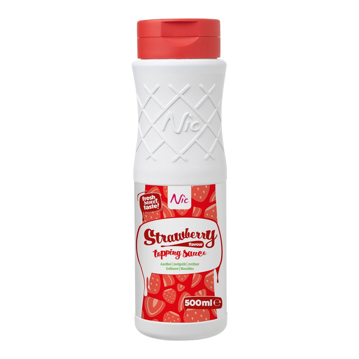Nic topping fresas (500ml)
