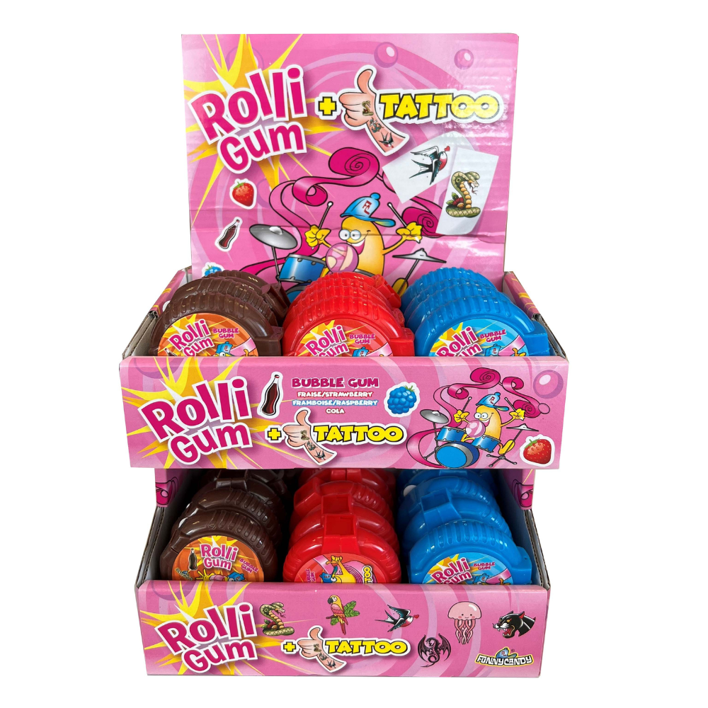 Rolligum de caramelo divertido (30x 15gr)