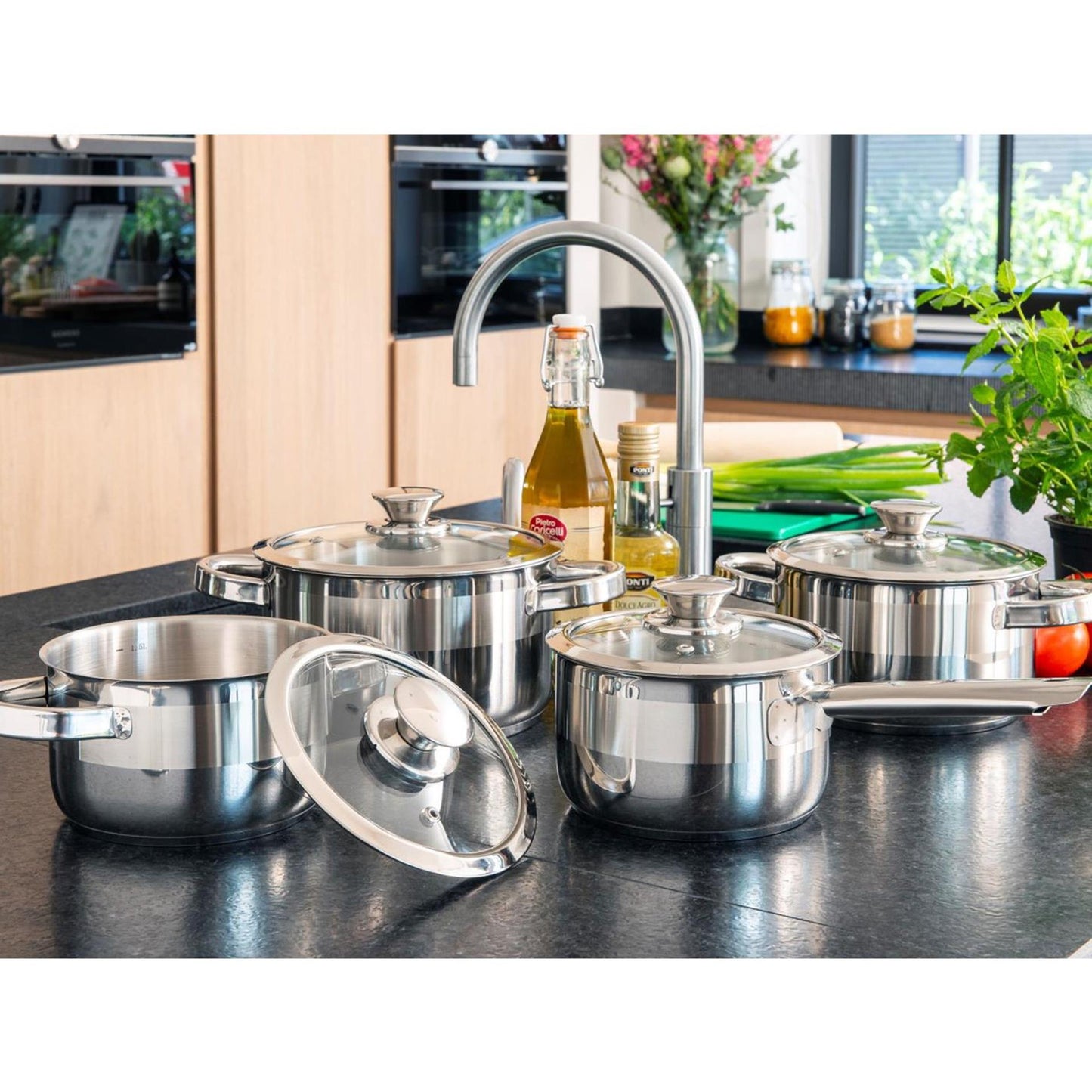 Set padelle per induzione Sola Furore 4 pezzi