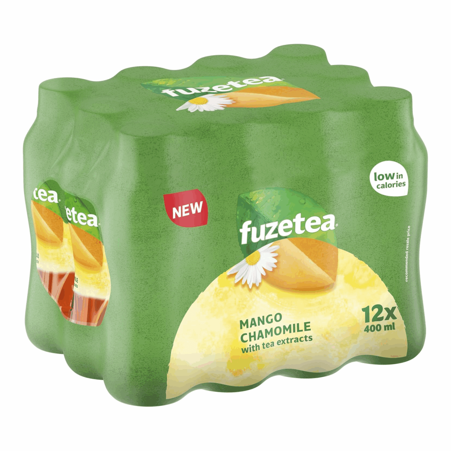 Fuze tea té verde mango manzanilla tapa (12x 40cl)