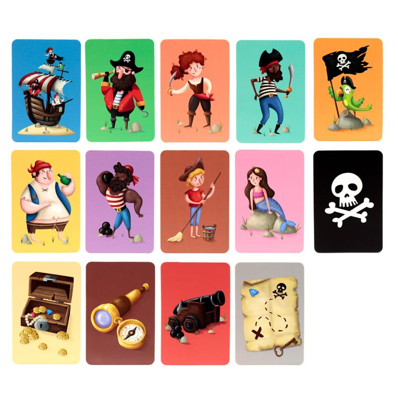 Set di schede di memoria Jolly Rogers Pirate Kids