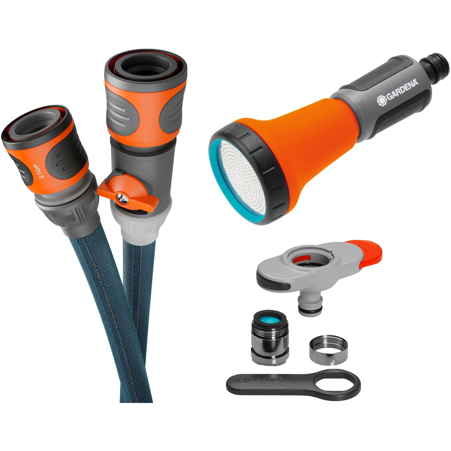 Gardera tessile serpente liano 10 m con connessione set per binne