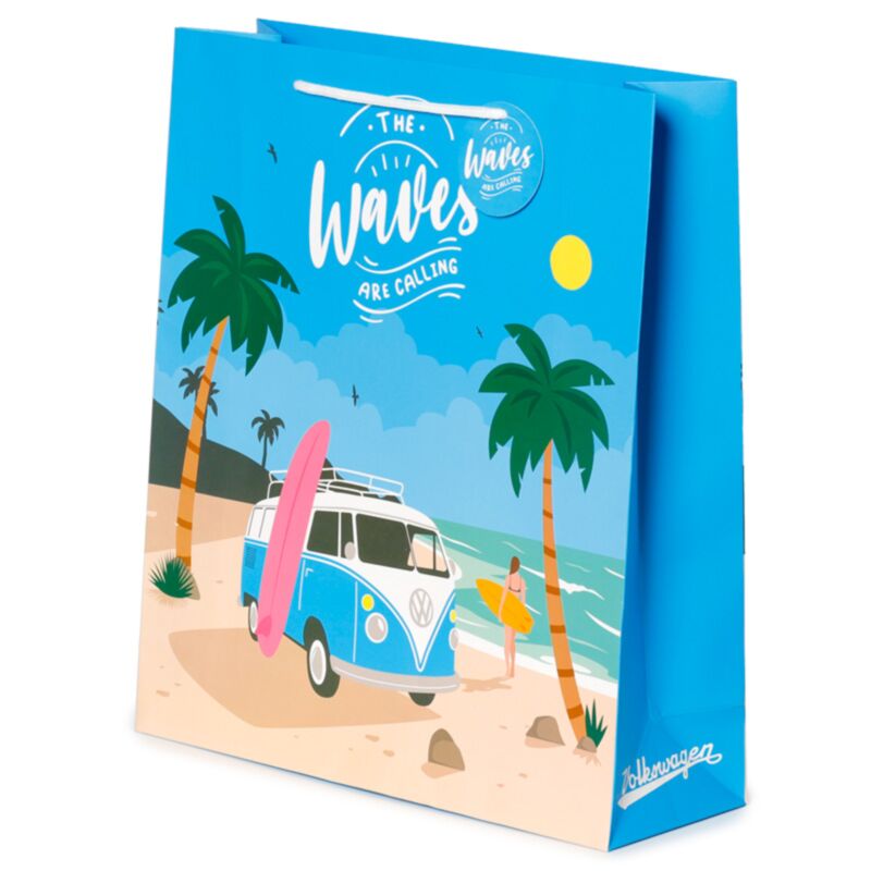 Volkswagen Van VW T1 Waves Borse regalo - Extra grande