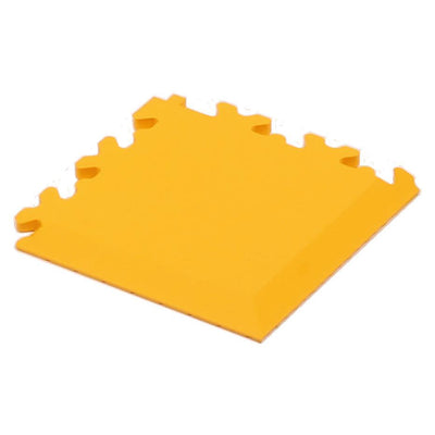 Ciclo de la lista de la esquina de baldosas de piso 13.5x13.5 PVC Amarillo