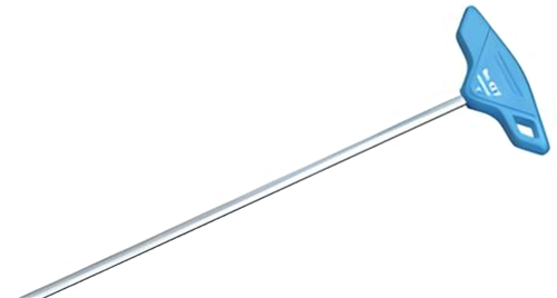 Llave hexagonal Gedore con mango en T de 2,5 mm (nml)