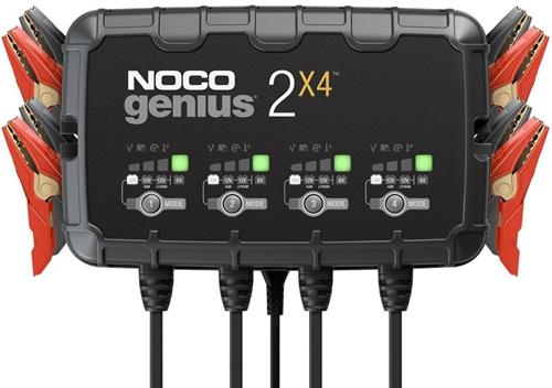 Cargador de baterias noco 40ah 6-12v 2x4
