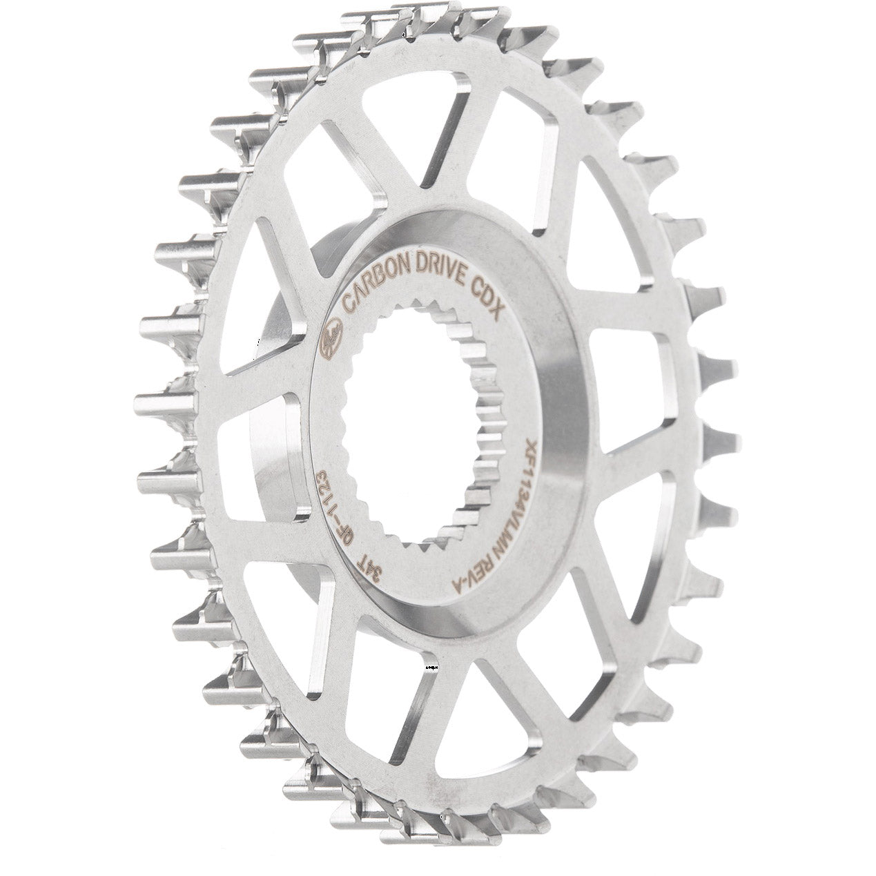 Gates Gear CDX 34T Valeo Fin Line sin acero inoxidable de borde