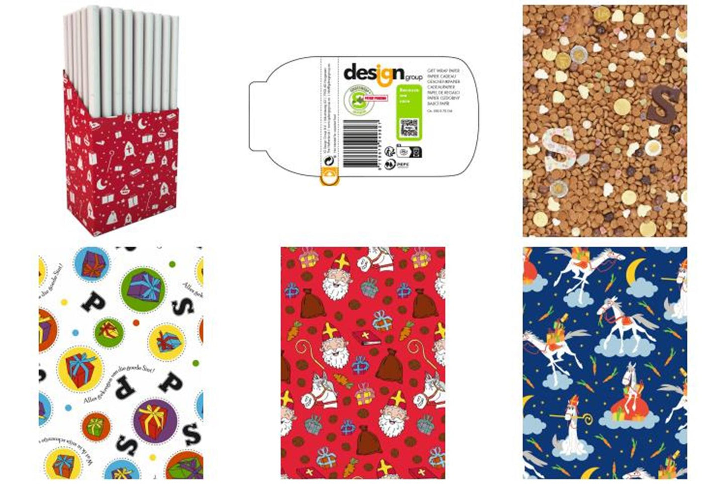 Carta Hoomark Sinterklaas 200x70 per rotolo sfuso