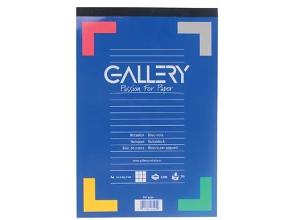 Blocco note Gallery, ft A4, quadrato 5 mm (100 fogli)