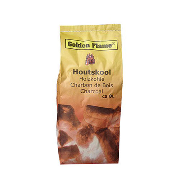 Carbón llama dorada (8x 8 litros)