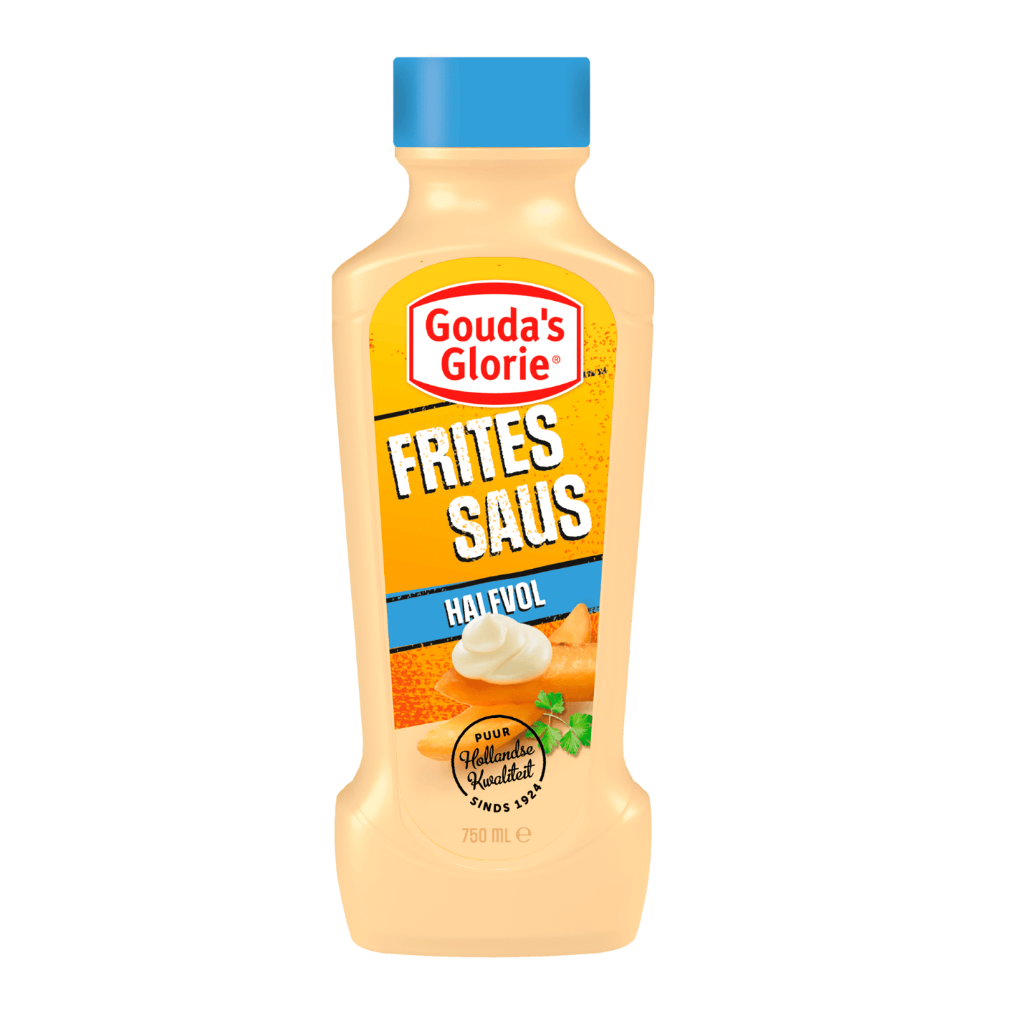 Salsa per patatine fritte di Gouda piena a metà (750 ml)