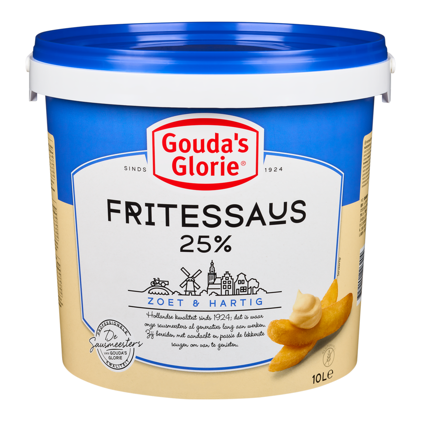 Salsa para patatas fritas gloria de gouda 25% (10 litros)