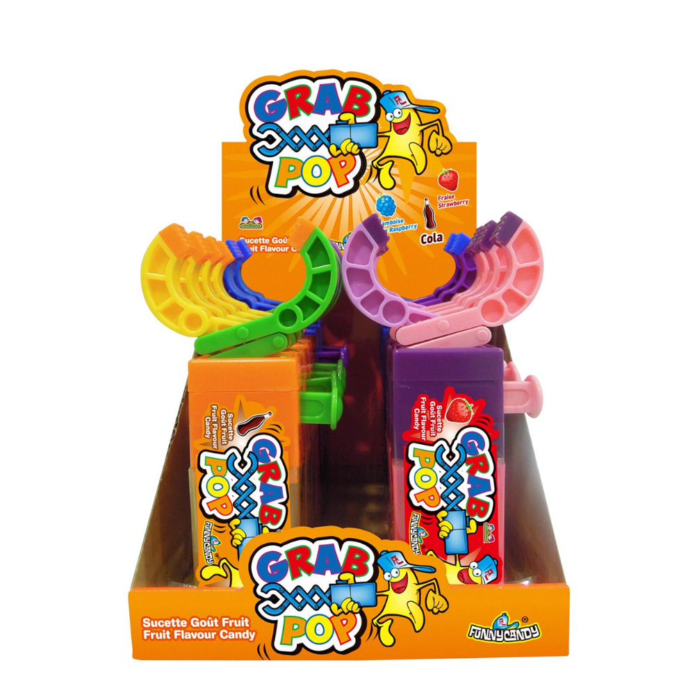 Pop divertido para agarrar dulces (12 piezas)