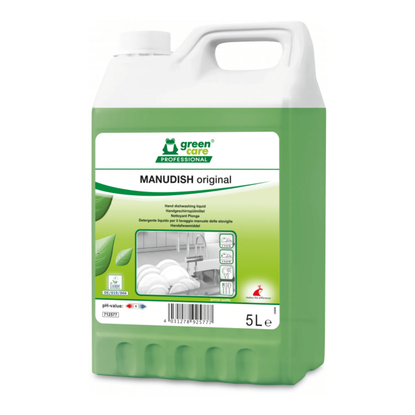 Green care profesional green care manudish original (1x5 litros)