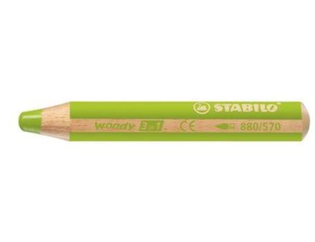 Stabilo Woody 880 3in1 - Green de hoja
