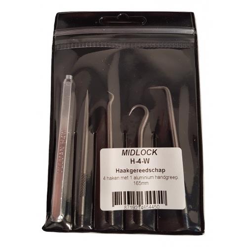 Herramienta de gancho Midlock de 4 piezas