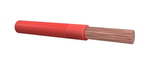 Dynamic autokabel 16mm² rood (rol=50m) p.p mtr