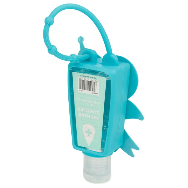 Disinfetta gel manuale con copertura in silicone del razzo astronauta
