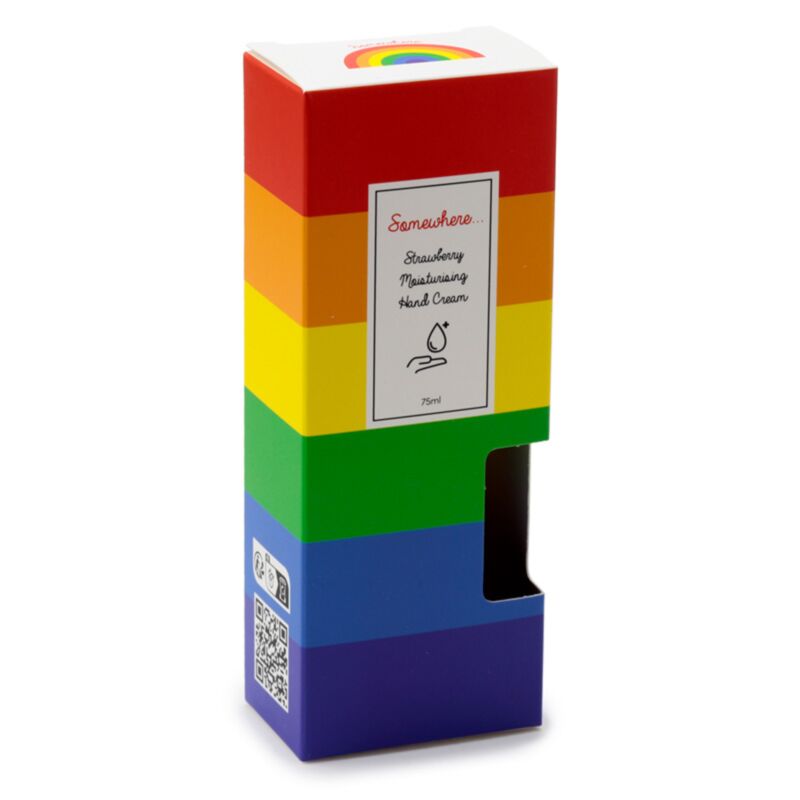 Somewhere Regenboog Handcreme 75ml - Strawberry