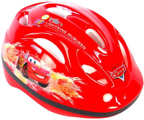 Casco per biciclette Disney Cars - rosso - 51-55 cm