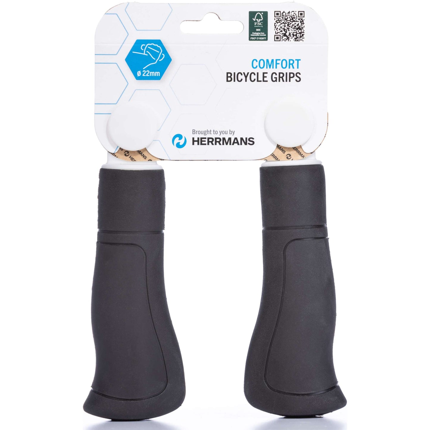 Herrmans Ergo 84b negro 120 mm - mango de bicicleta