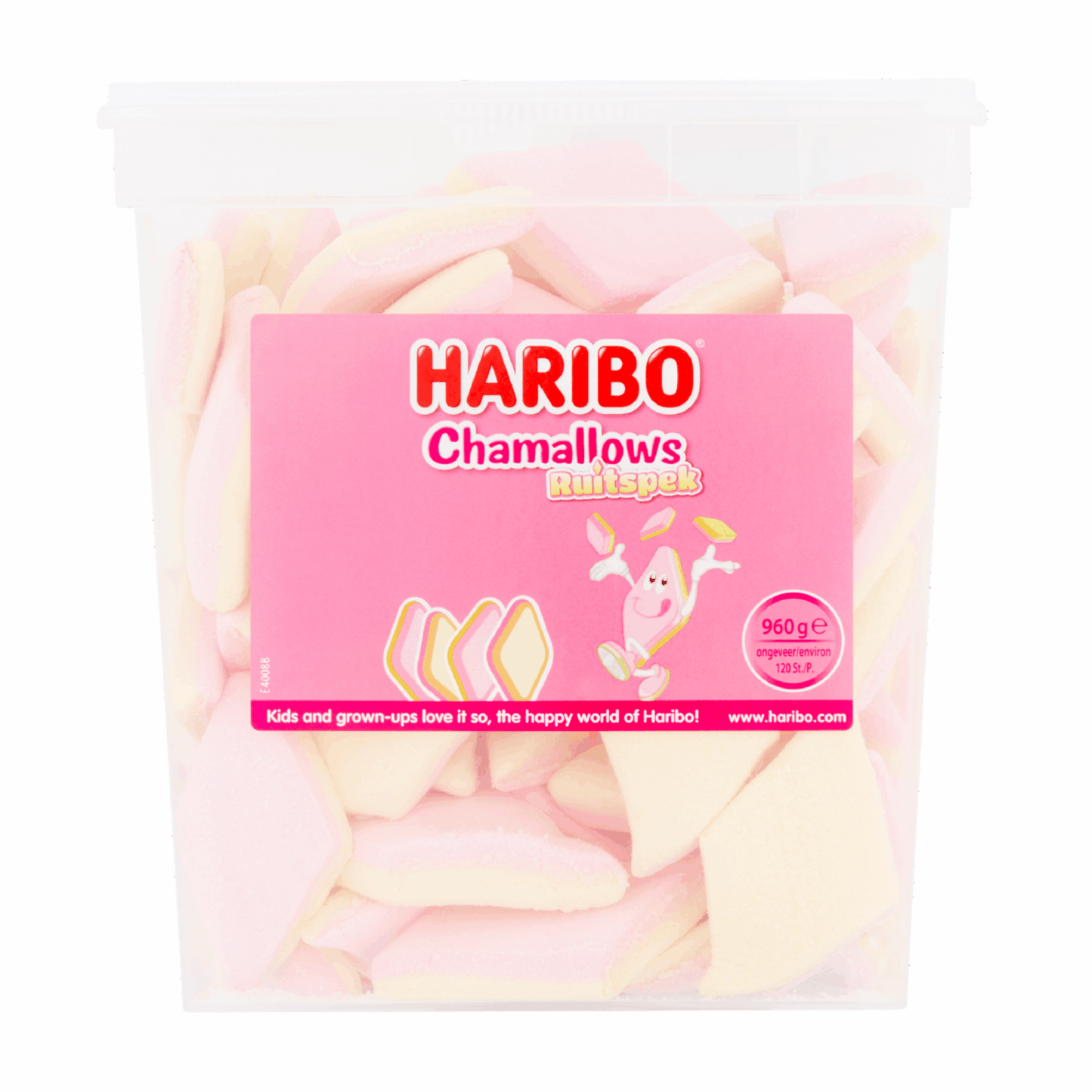 Pancetta di diamante Haribo chamallow (120 pezzi)