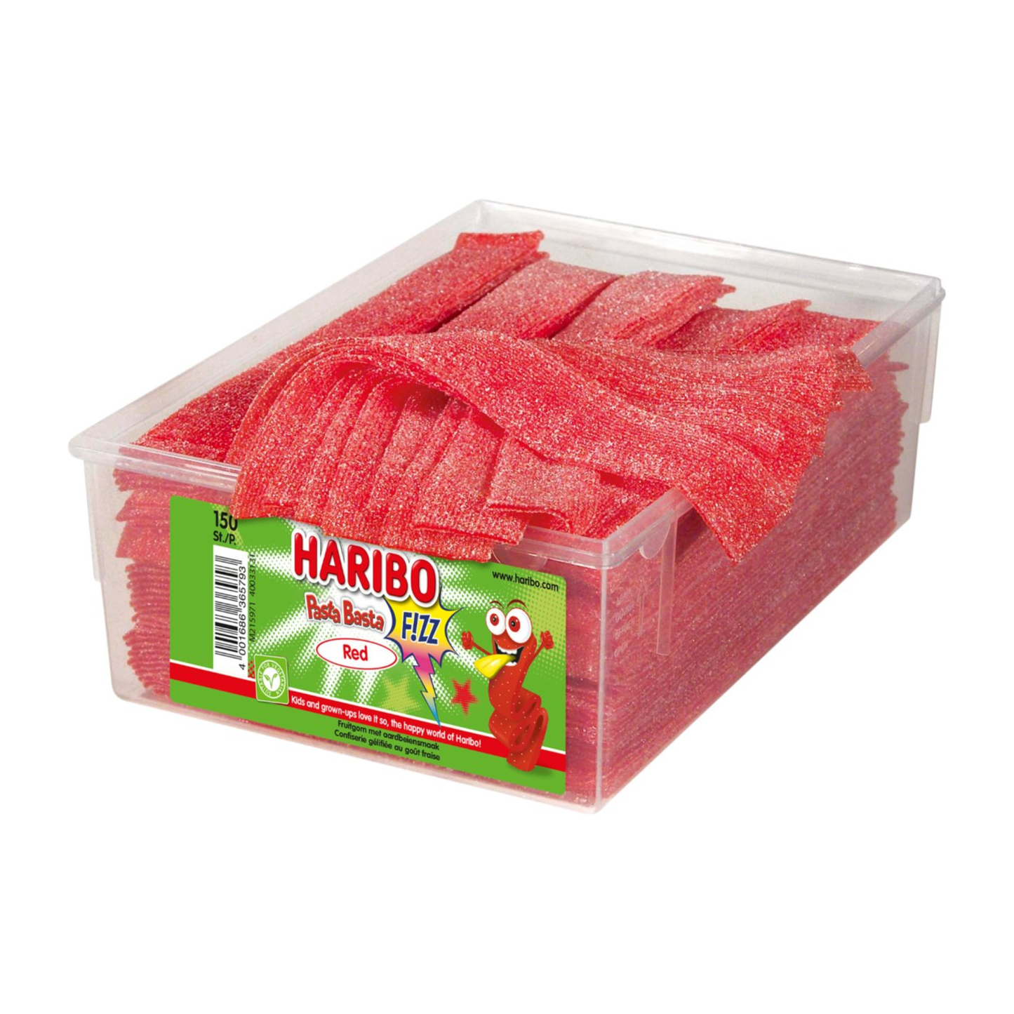 Haribo pasta basta fragola (150 pezzi)