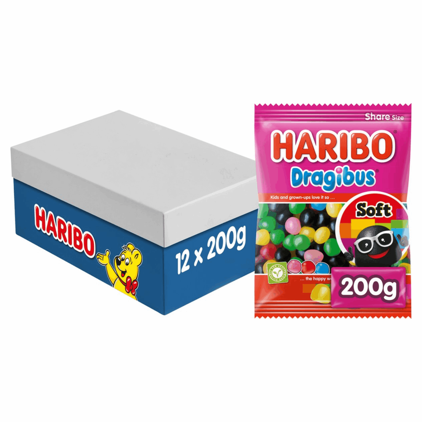 Haribo dragibus suave (12x 200gr)