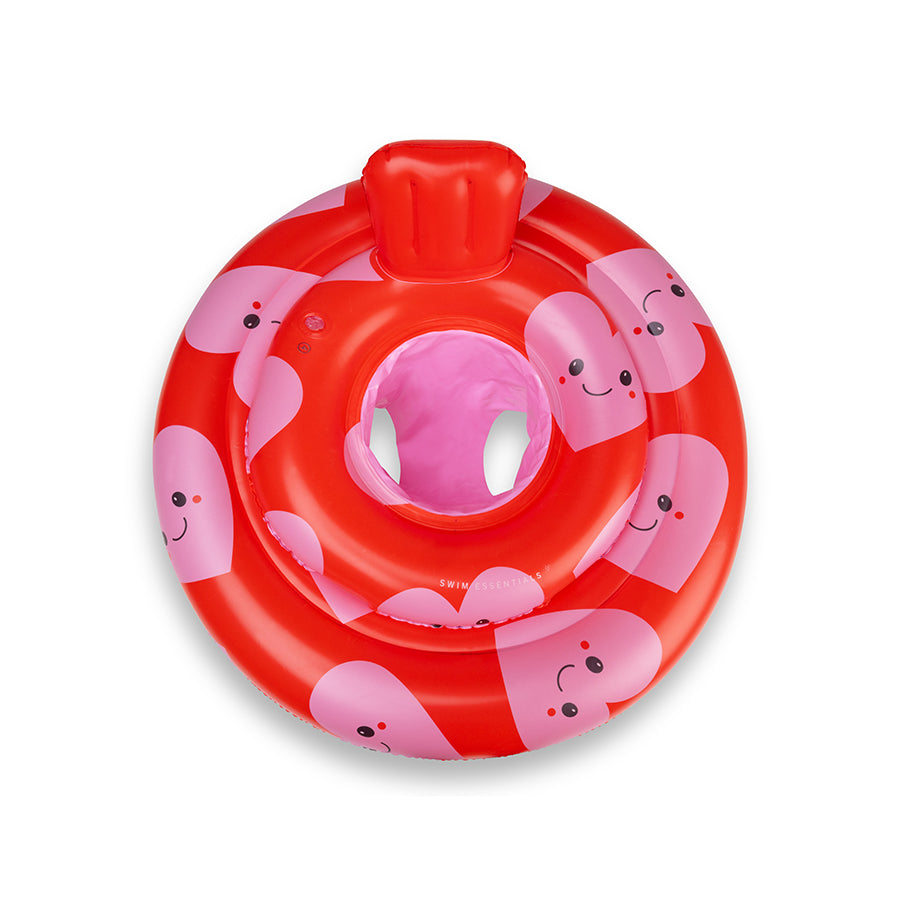 Cuori | Baby rosa rosa galleggiante 0-1 anni