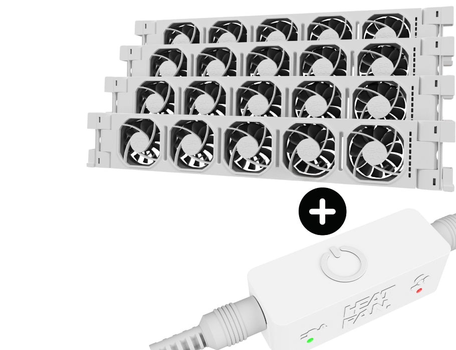 Fan de calor HeatFan 5 Quattro White incl.