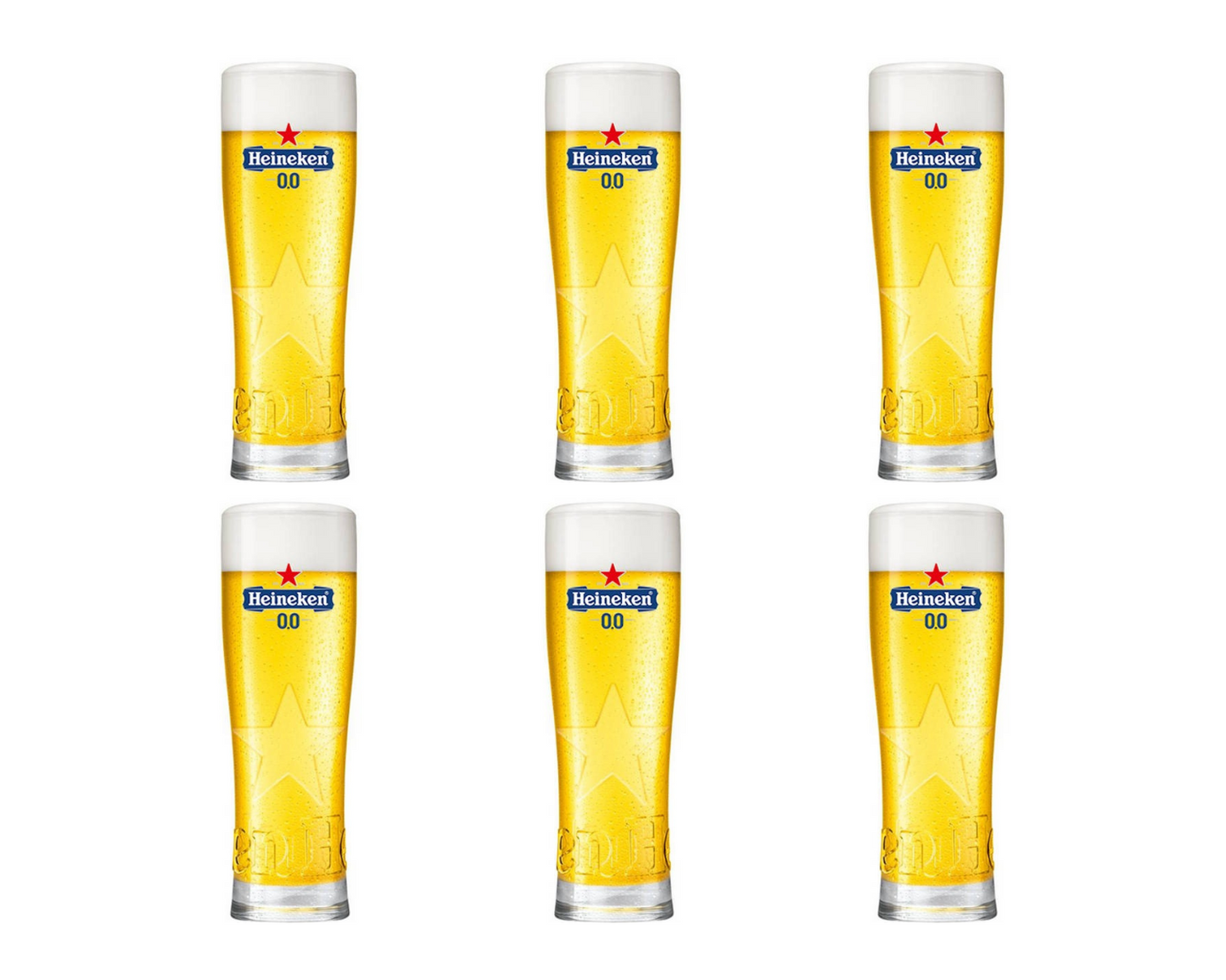 Heineken 0,0% vaso rígido (6x 25cl)