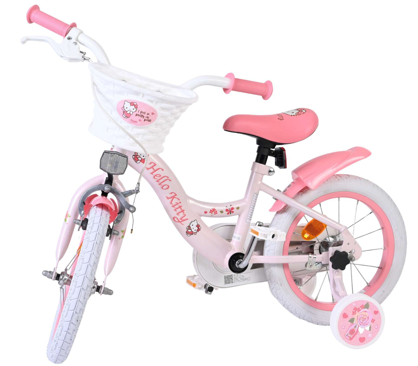 Bicicletta per bambini Volare Hello Kitty - ragazze - 14 pollici - rosa