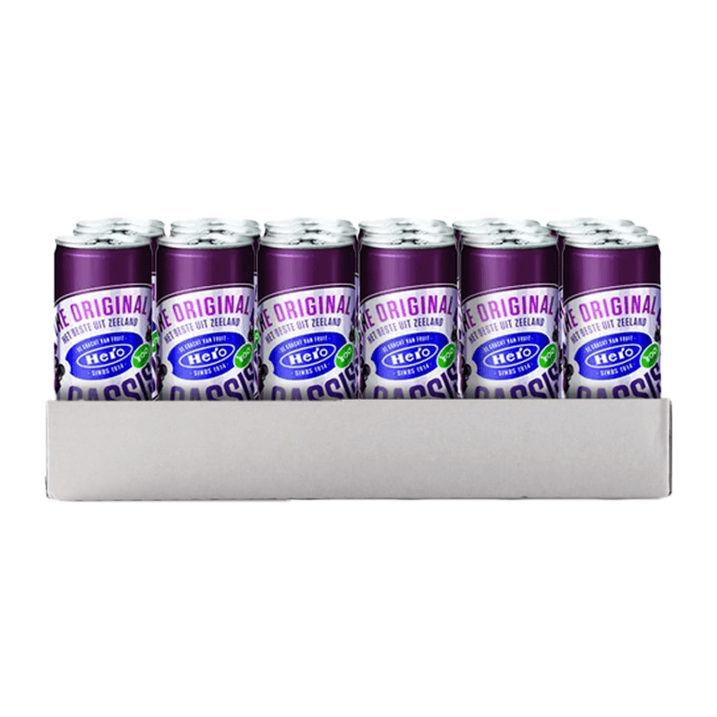 Lattina piccola di cassis Hero (24x 25cl)