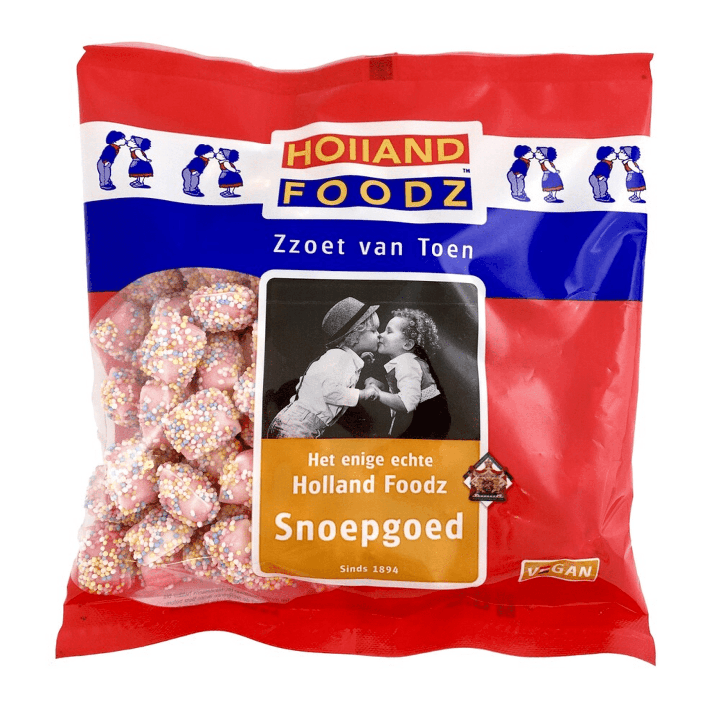 Cuscini alla vaniglia Holland foodz con sacchetto per dip da discoteca (6x 450 g)