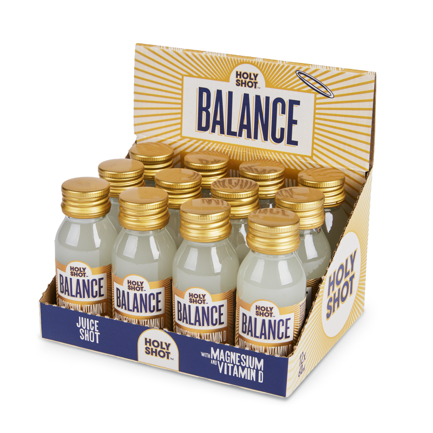 Holyshot equilibrio magnesio vitamina d (12x 60ml)