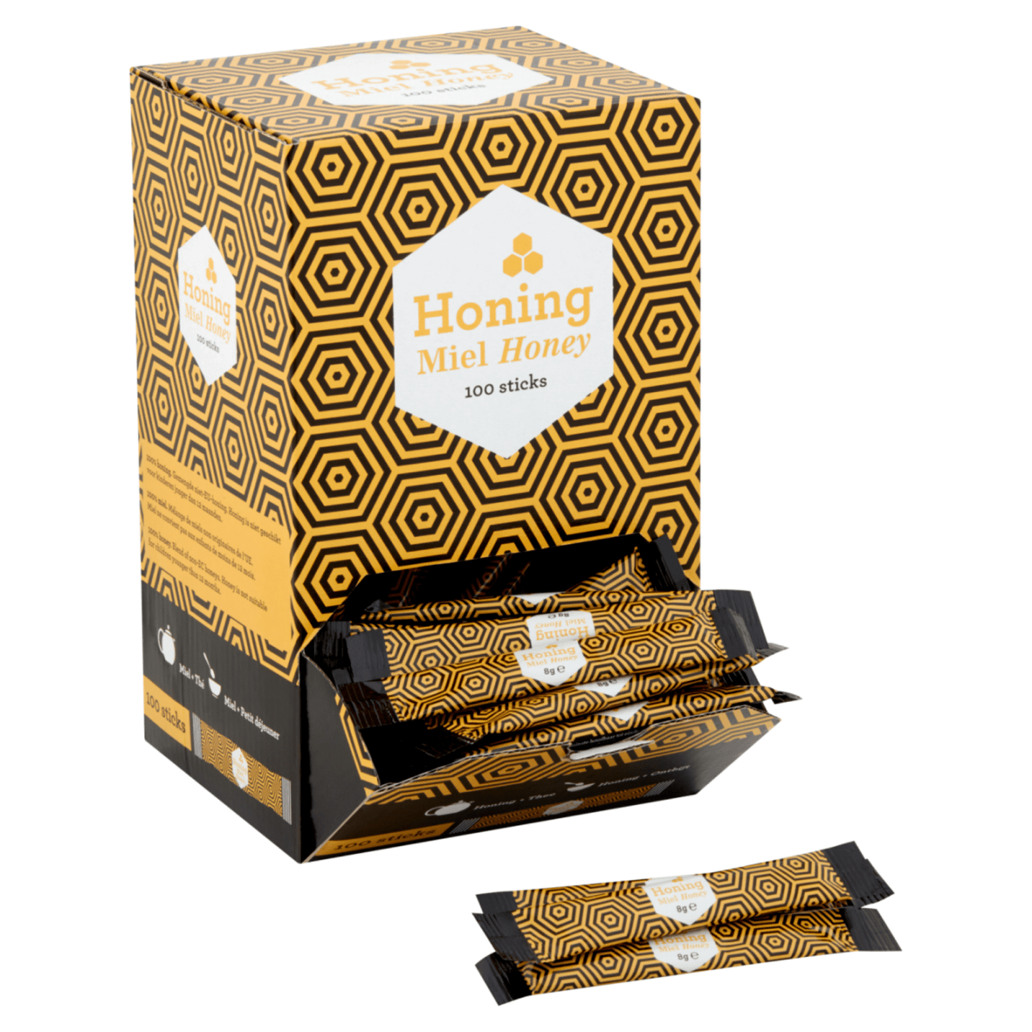 Bastoncini di miele Van Oordt (100x 8gr)