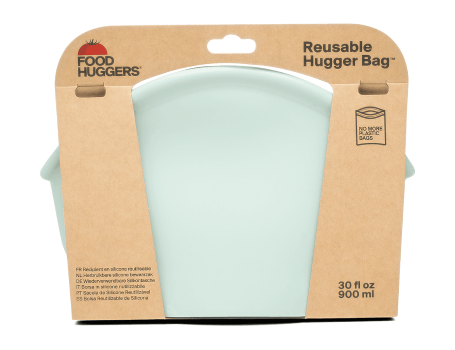 Food Hugger Borsa di stoccaggio riutilizzabile 900 ml di giada solida