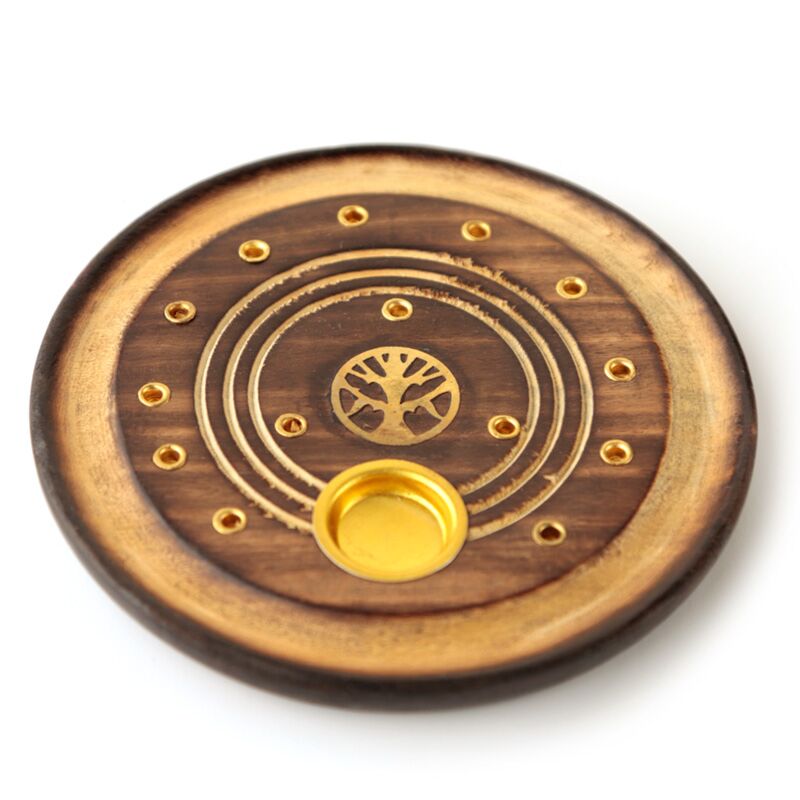 Mangowood Tree of Life attorno al titolare dell'incenso