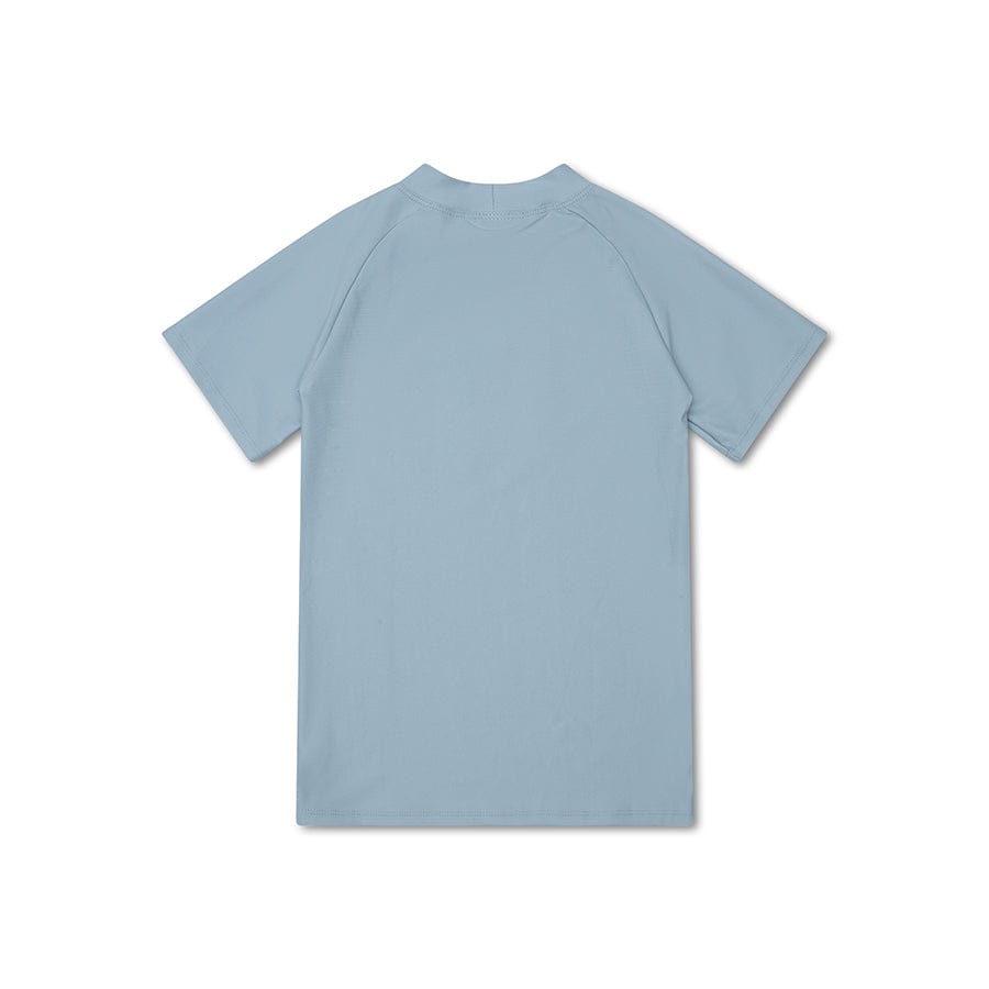 Pure tones | groen uv zwemshirt met korte mouwen